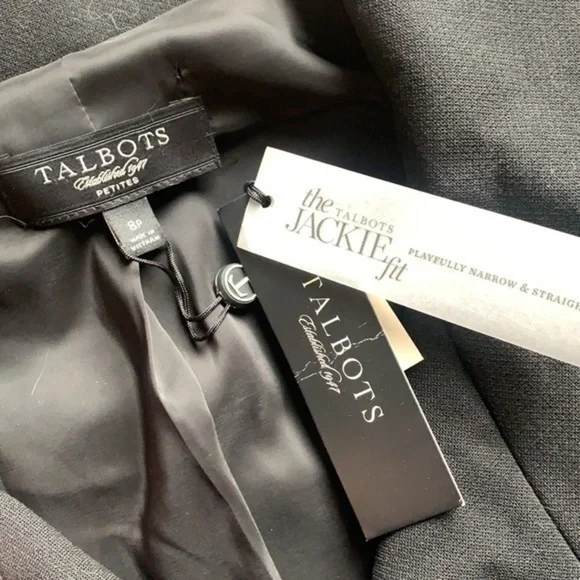 Talbots Elegant Black Suit Jacket - Picture 3 of 8